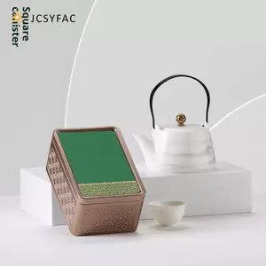 JCSYFAC Mới Kín Khí Chống Mùi Hộp Đựng Chất Lượng Thép Không Gỉ Mini Trà Thảo Mộc Stash Jar Trà Cà Phê Hộp Bảo Quản Trà Caddies Hộp Mới