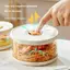 JCSYFAC Kính Kín Hơi Hộp Đựng Cơm Trưa Chịu Nhiệt Hộp Bảo Quản Thực Phẩm Cho Cơm Lạnh Salad Bát Mới