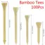 100 Cái / bộ Tee Golf Tee Tre Bóng Golf Giá Đỡ 4 Kích Thước Mạnh Hơn Gỗ Tee Mới