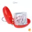 Mini Bảo Vệ Mặt nạ CPR Miệng Móc Khóa Cứu Hộ Trong Hộp Trái Tim Mặt nạ Sơ Cứu Mới