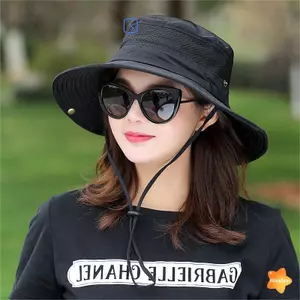 Mũ che nắng phiên bản Hàn Quốc dành cho nữ Leo núi Mũ ngư dân Mũ che nắng đi biển mới