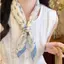 Khăn quàng đầu in hoa nhẹ dành cho nữ thoáng khí mùa hè Khăn lau mềm mại thoải mái cho bãi biển Sử dụng ngoài trời mới