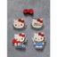 Set Charm Hello Kitty Kem Dâu Cao Cấp Loại 1 🎀 Mix Kitty Đỏ Và Nơ Đỏ Siêu Cute Gắn Dép Phong Cách Hàn Quốc ✨