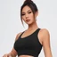 Áo ngực thể thao nữ, được trang bị dây đeo vai rộng, thiết kế liền mạch, không dây, được trang bị miếng đệm ngực khô nhanh, thích hợp cho phòng tập thể dục hàng ngày và tập Yoga, thoải mái cao.