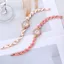 Kim Cương Sang Trọng Đồng Hồ Tròn Kích Thước Nhỏ Đĩa Thời Trang Keo Giả Vòng Tay Gốm 26.5.15