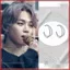 SQ Kpop BTS BT21 JIMIN Cùng Phong Cách Mặt Trăng Bông Tai Nữ Phụ Kiện Quà Tặng Cho Nam Unisex Trang Sức Tai Pendent