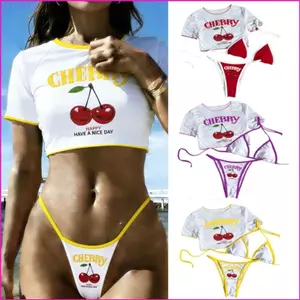 VIC Gói 3 Bộ Slim Fit Tankini dành cho nữ Tính năng khô nhanh Vải thoải mái