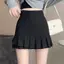Mùa hè nhỏ phiên bản Hàn Quốc xếp li a-Line Slimer Look Bag Buttocks Váy Mini