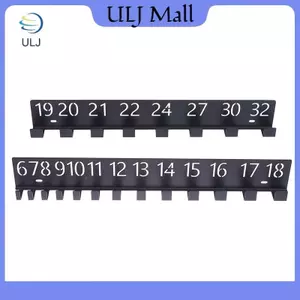 Giá đỡ cờ lê treo tường ULJ Giá đỡ vít treo tường bằng kim loại hạng nặng bền bỉ có khe cắm được đánh số.