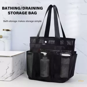Túi tắm lưới di động dung tích lớn dành cho nữ Túi xách nhà vệ sinh cho nữ Túi xách cho ký túc xá đại học và ngoài trời U