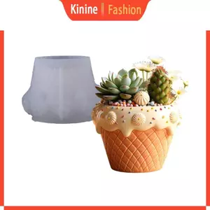 KIN Chất Lượng Tốt Silicone Nón Planter Khuôn Nhựa DIY Trang Sức Xi Măng Bê Tông