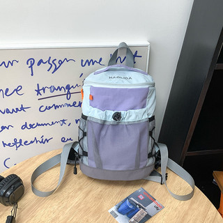 Ba lô dây rút ngoài trời HQ2 Lưới nhẹ Daypack Túi đeo vai đeo chéo thông thường Ba lô thể thao QH1