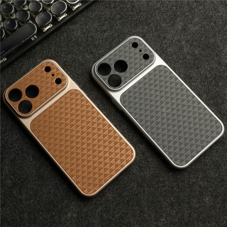 Cửa sổ lớn hình kim cương biến thành vỏ điện thoại doanh nhân từ tính 17 inch cho iphone 17 16 15 14 13 Pro Max Cover