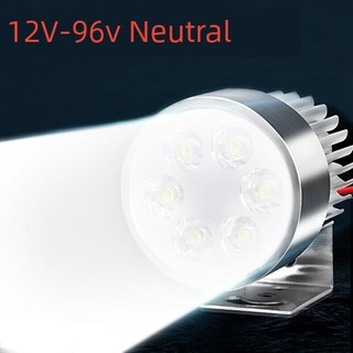 Đèn pha xe máy 12V 48v60 Đèn chiếu sáng xe điện Đèn led siêu sáng Pin ngoài ô tô Chống nước đa năng Đèn pha