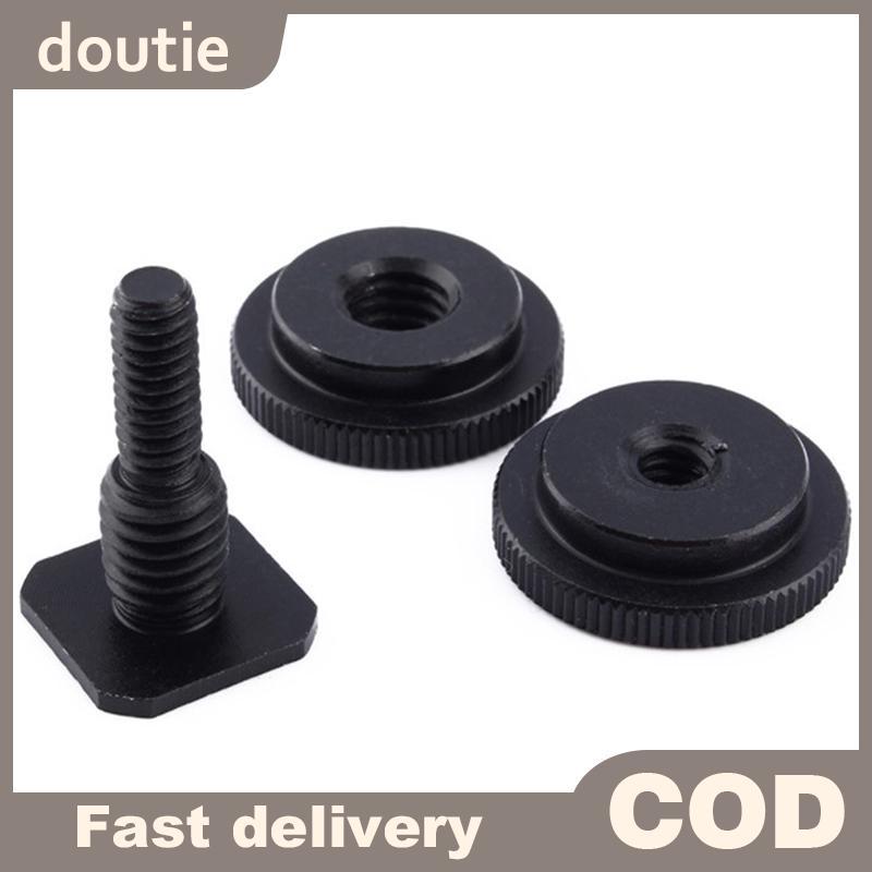 Doutie 1 / 4 Hot Shoe Mount Giá Đỡ Điện Thoại Dual Nut Giày Lạnh Adapter Giá Đỡ Phụ Kiện VN