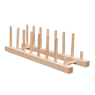 Hàng sẵn có Giá đỡ bánh trà bằng gỗ nguyên khối có ngăn Giá đặt bánh trà Giá trưng bày đĩa gia dụng Giá đỡ bánh trà Pu 'er bằng gỗ V5IL