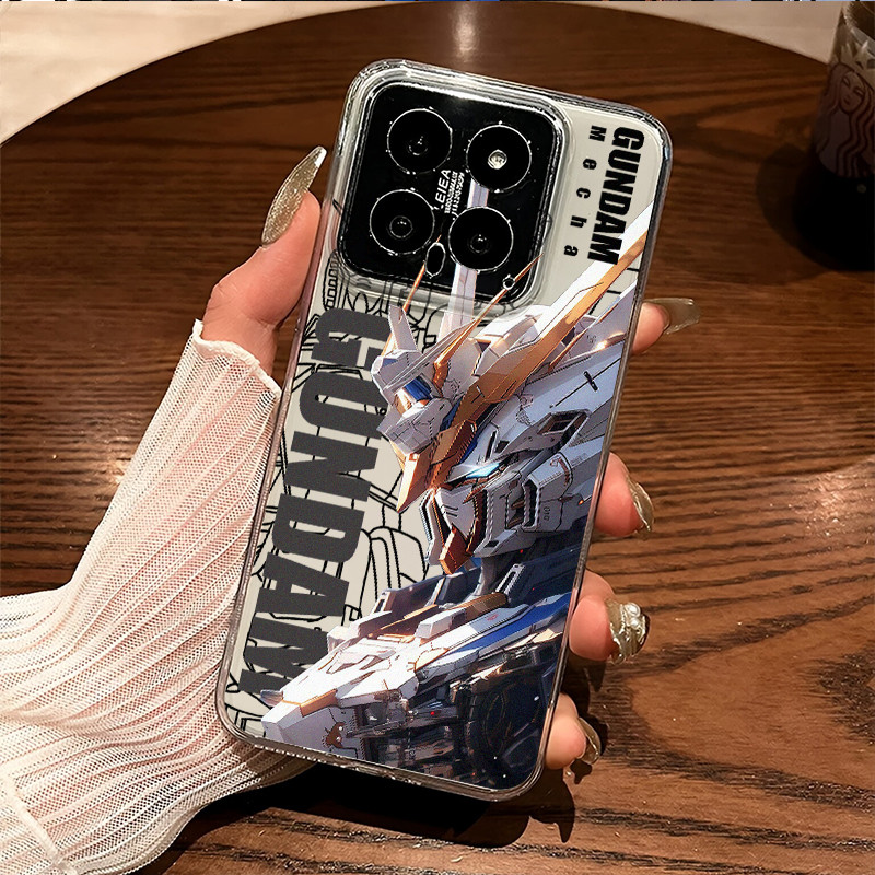 Dành Cho Redmi Turbo 4 Pro Note 15 Pro / 14 / 13 Mi 15T 14T K90 Pro Max Gundam Mobile Bộ Đồ Mỏng Mềm Vỏ Điện Thoại Cho Xiaomi 17 Pro Max Bảo Vệ Camera Chống Sốc Redmi Cover