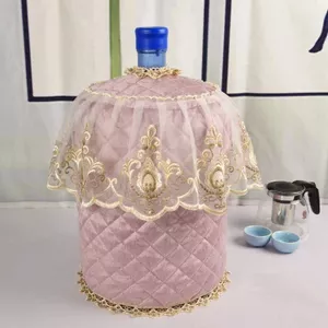 YHMBY3949 Hiện Đại Phong Cách Mới Xô Uống Chống Bụi Bao Đóng Chai Ren Nước Chống Bụi Vải Xô Bao Đa Năng Tinh Tế Có Thể C