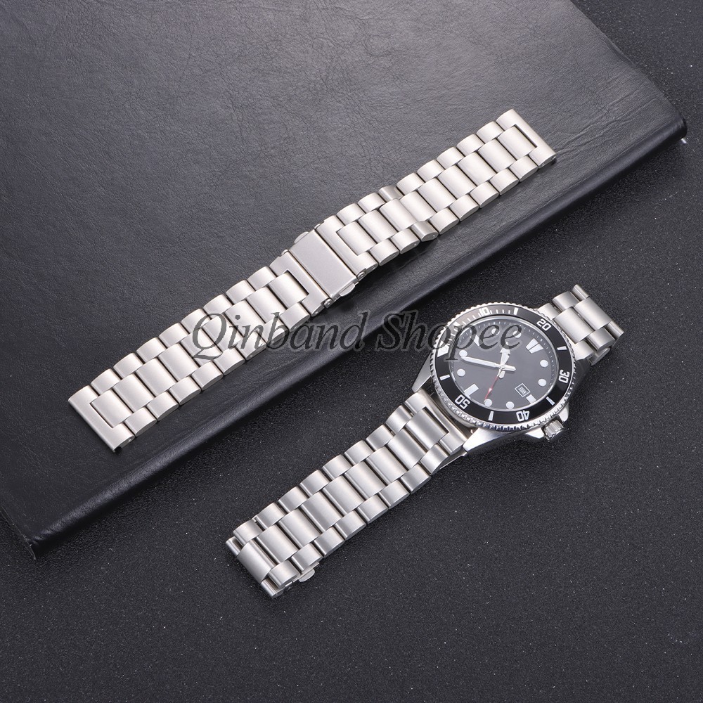 Phát Hành Nhanh Thép Không Gỉ Chắc Chắn Dây Đeo Đồng Hồ Thông Minh 20 Mm 22 Mm Đa Năng Unisex Nam Nữ Thạch Anh Cơ Đồng Hồ Vòng Tay Kim Loại