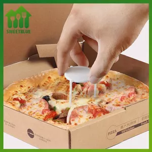 SWEET 100 Chiếc Pizza Saver Đứng Nhựa Trắng Chân Máy Sta Cố Định Ra Pizza Hộp Giá Đỡ Nhà Bếp Nướng Phụ Kiện n