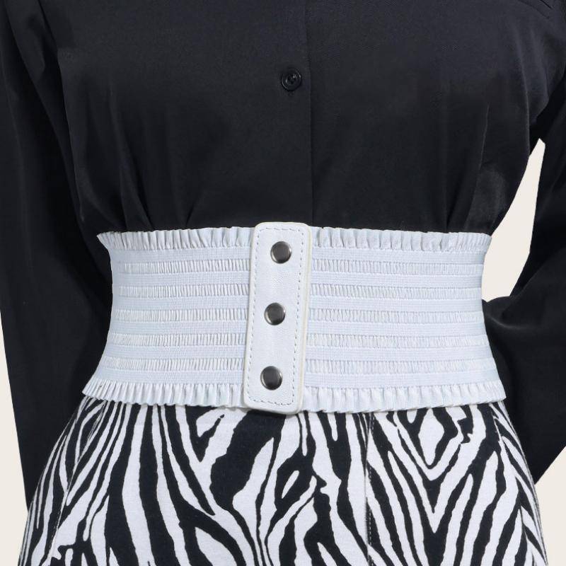 < WHPHous-t > Thắt lưng rộng co giãn dành cho nữ thập niên 1980 Retro Classic Vintage Lấy cảm hứng từ lý tưởng để mặc quần áo mùa xuân mùa hè đẹp
