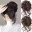 Tổng hợp xoăn Bun lộn xộn Móng vuốt Chignon Kẹp tóc đàn hồi Scrunchies Hairpieces Donut Updo Hair Pieces dành cho nữ [mới]