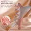 < Honeyba > 1 Cái Lược Massage Kinh Tuyến Cơ Thể Nhựa Năm Răng Rộng Lược Châm Cứu Trị Liệu Tuần Hoàn Máu Chống Tĩnh Điện Mịn Tóc Đẹp
