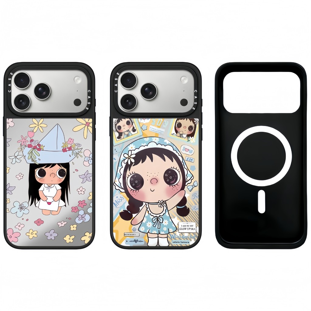 Ốp điện thoại gương chào mừng từ tính cho IPhone 17 Pro Max 17 16 15 14 13 12 11 Vỏ bảo vệ chống sốc