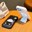 Ốp điện thoại hình gấu dễ thương Apple 16 Giá đỡ gương sáng tạo 16promax Silicone lỏng Iphone15 Suit 14