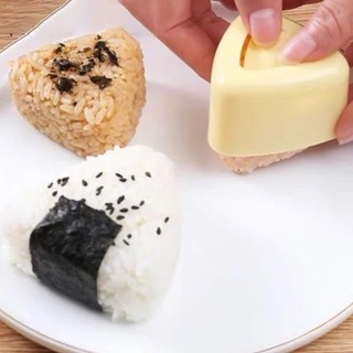Khuôn cơm nắm 6 ngăn size lớn, khuôn sushi, khuôn cơm tam giác 6 ngăn lớn