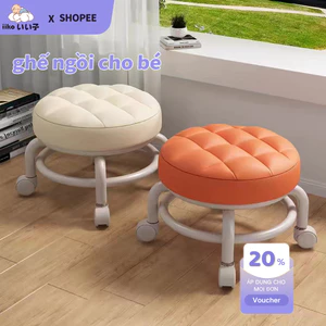 iiko Ghế Ngồi Cho Bé Có Tựa Lưng Ghế Thấp Xoay 360 Độ Có Bánh Xe Êm Ái Chắc Chắn