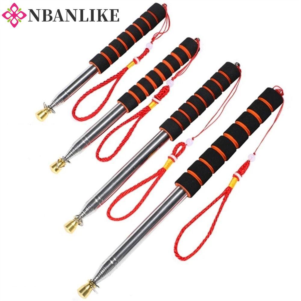 Cột cờ kính thiên văn NBANLIKE, Cờ cực cầm tay cầm tay, Tay cầm bọt biển du lịch Cờ thép không gỉ Biểu ngữ cực giáo viên