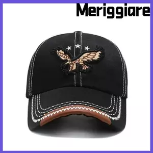 Mũ bóng chày mùa hè MERIGGIARE, Mũ chống nắng thêu có thể điều chỉnh, Mũ Snapback thể thao ngoài trời thời trang Hip Hop dành cho nam giới