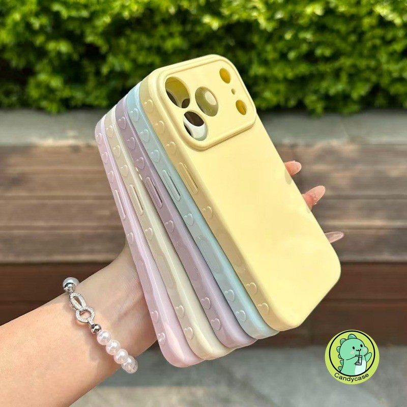 Ốp Điện Thoại Trái Tim Tình Yêu Bên Cho Honor 600 500 300 Ultra 200 100 Pro 90 Lite 80 70 60 Vỏ Sang Trọng Dễ Thương Đơn Giản Màu Kẹo Vỏ Mềm Chống Sốc