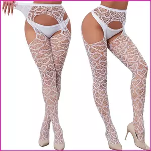 VIC Nữ Fishnet Vớ Quần Eo Suspender Quần Garter Thắt Lưng Quần
