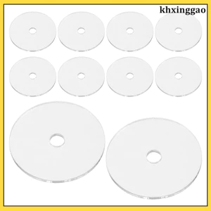 Album Mini 10 Chiếc Móc Khóa CD Trong Suốt Mặt Dây Chuyền Túi Trang Trí Tiệc Đĩa khxinggao