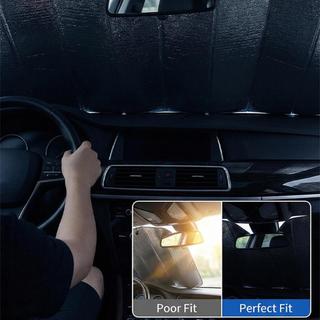 Bóng Nắng Cho Kính Chắn Gió Ô Tô Có Thể Gập Lại Accordion Lớn Phản Quang Che Nắng Ô Tô Cho Xe SUV Xe Tải Xe haoyisvn