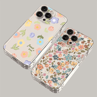 Vỏ Cho Infinix Tecno Pova 2 3 4 5 6 Pro 7 Camon 40 Pro 5G POP 5 LTE Vỏ Điện Thoại Toàn Màn Hình Dễ Thương Cây Hoa Nhỏ TPU Trong Suốt Mềm Mại Trong Suốt Họa Tiết Thời Trang Thiết Kế Mới
