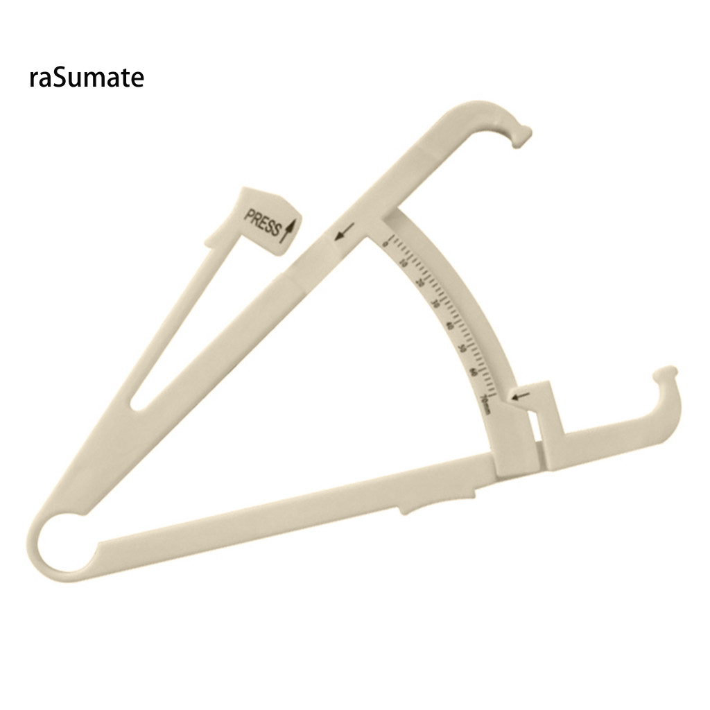 < rasumate > Fitness Skinfold Weight Loss Body Fat Test Chart Đo Caliper Analyzer
