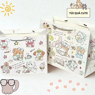 Túi Quà Sinh Nhật Đáng Yêu Đựng Đồ Cute Tặng Bạn Gái Người Thân Timo GQ14
