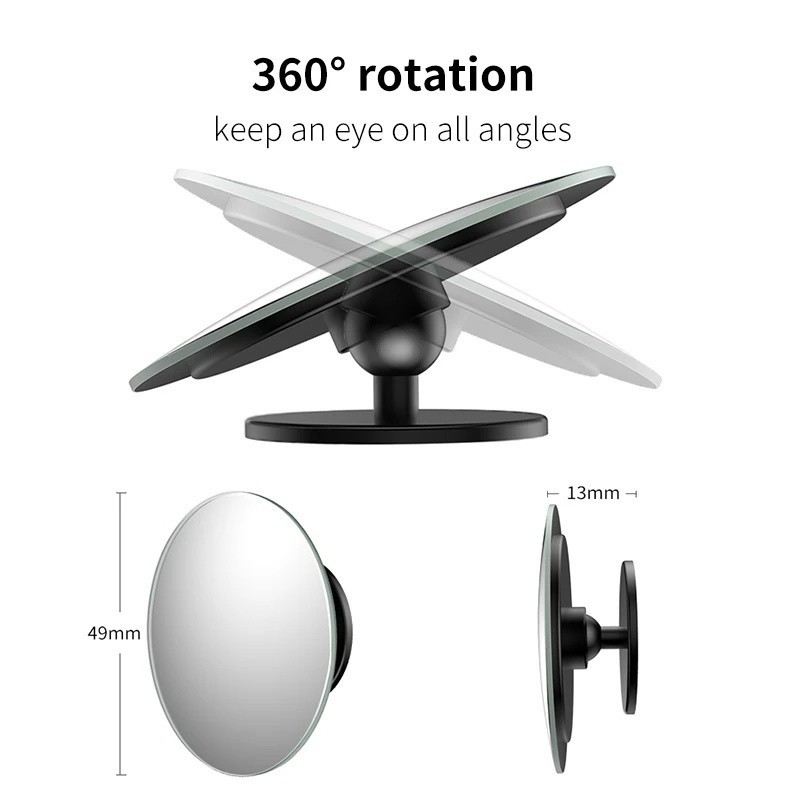 M8 Gương Cầu Lồi Góc Rộng Nhìn Điểm Mù Cho Xe Hơi 360 Độ MALAN