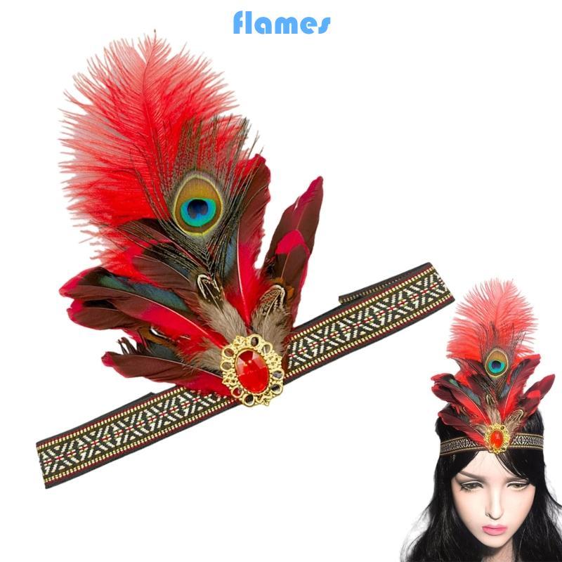 Băng đô lông vũ phù hợp cho carnival và Fat Tuesday