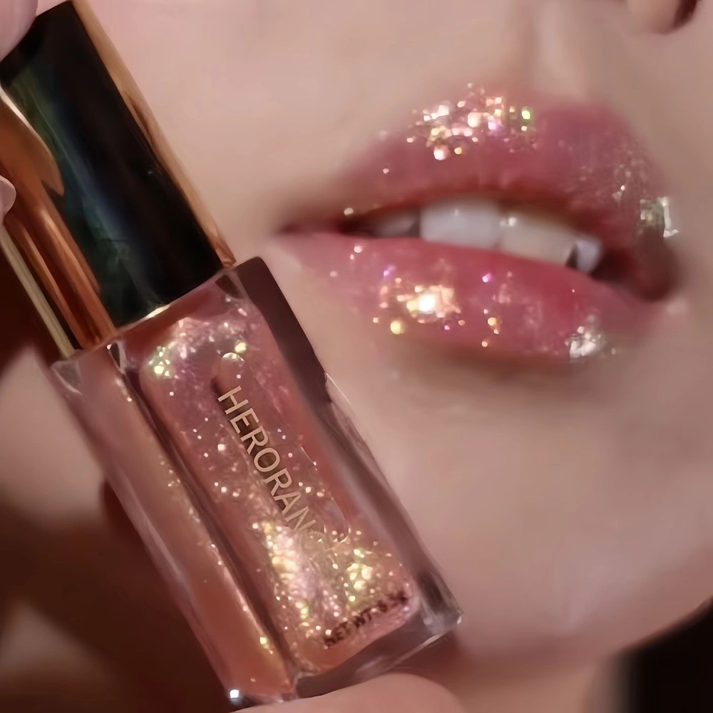 Son bóng YOKEY, Son dưỡng ẩm lâu trôi Lip Glaze, Dầu môi không dính nước lấp lánh dành cho nữ