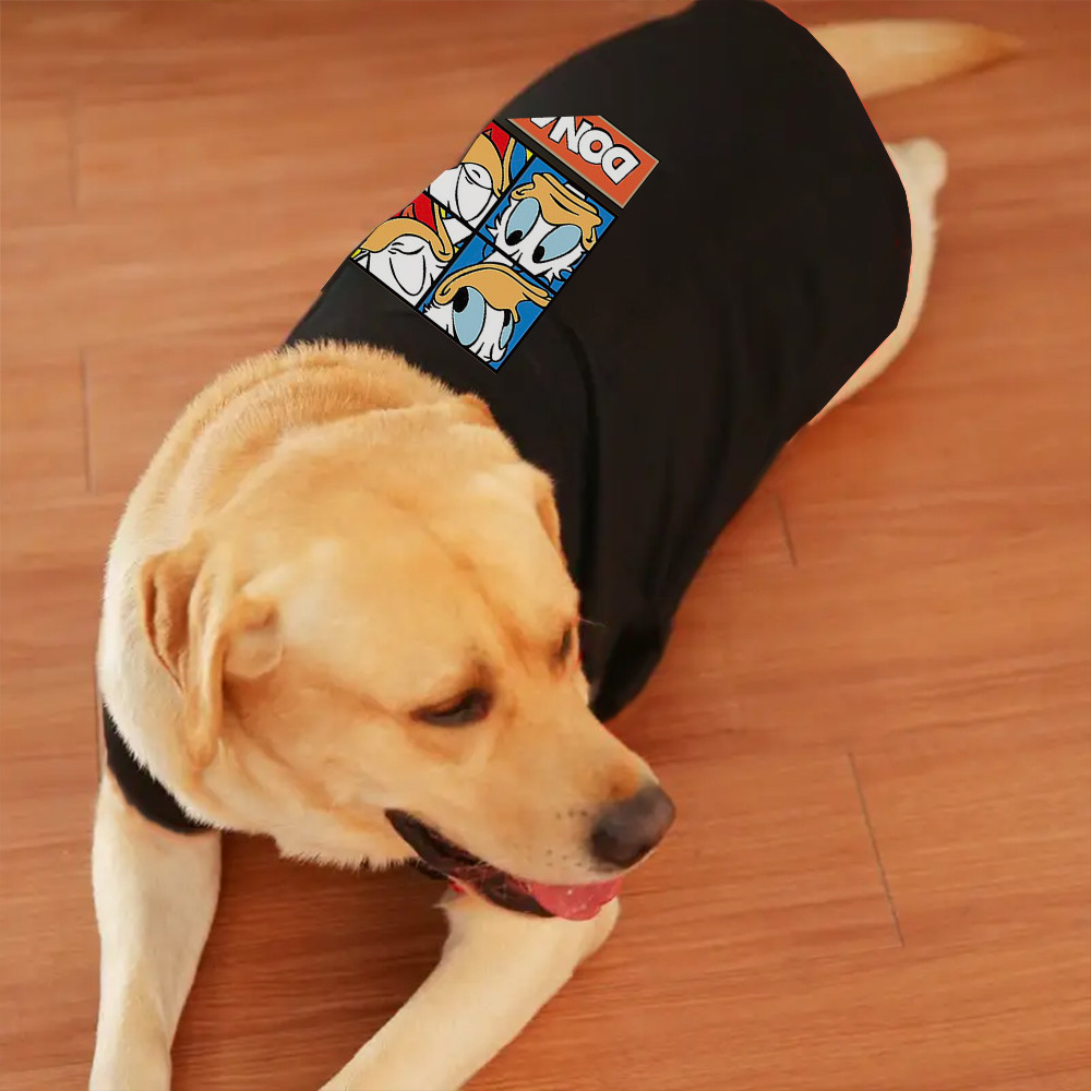 Áo ba lỗ lớn 3XL-6XL, in hình Mickey, Tom, Jerry, Vải thoải mái, Chống nắng, Khả năng thở và khả năng giặt máy, Thích hợp cho tất cả các giống chó lớn.