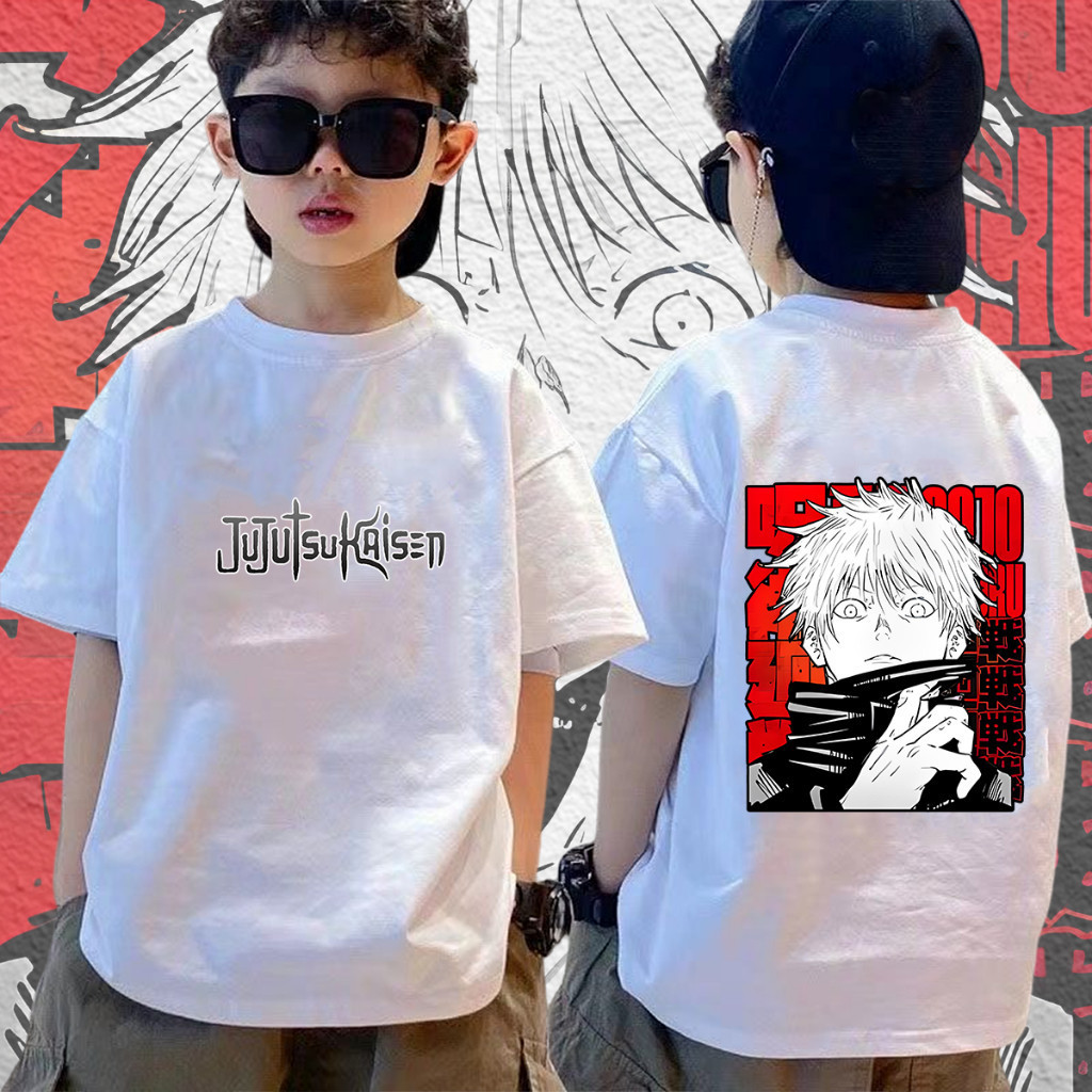 COD (Hồ Chí Minh)DREAMY BABY Áo thun trẻ em Gojo Satoru 'Jujutsu Kaisen' Ký tên Gojo Satoru