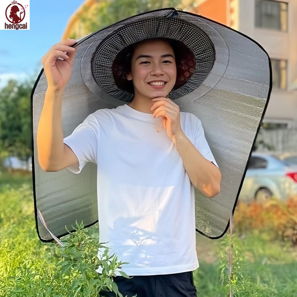 Áo choàng chống nắng đa năng, kèm theo mũ và nắp tách trà tiện lợi