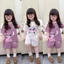 Set Bé Gái HỌA TIẾT HOẠT HÌNH ĐÁNG YÊU QC70 K.Kid Bộ Mùa Hè Chất Cotton Mát Size 8-20kg M99