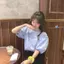 Mùa Xuân 2021 Mùa Hè Rời Tay Phồng Giữa Tay Áo Thun Phiên Bản Hàn Quốc Preppy Phong Cách Phù Hợp Với Màu Trơn Thoáng Khí Mỏng Hơn Nhìn