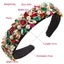 SHUPUN Kim Cương Giả Đầu, Kẹp Tóc Mũi Khoan Màu Sáng Bóng Full Headband, Nhiều Màu Sắc Baroque Phụ Kiện Tóc Vintage Vương Miện Đầu Cô Dâu