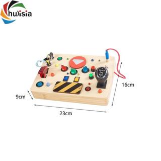 Bảng công tắc LED chulisia Bảng cảm giác Phát triển trí não Kỹ năng vận động tinh cho bé Nút hoạt động cho bé Đồ chơi dành cho trẻ em Đảng ủng hộ